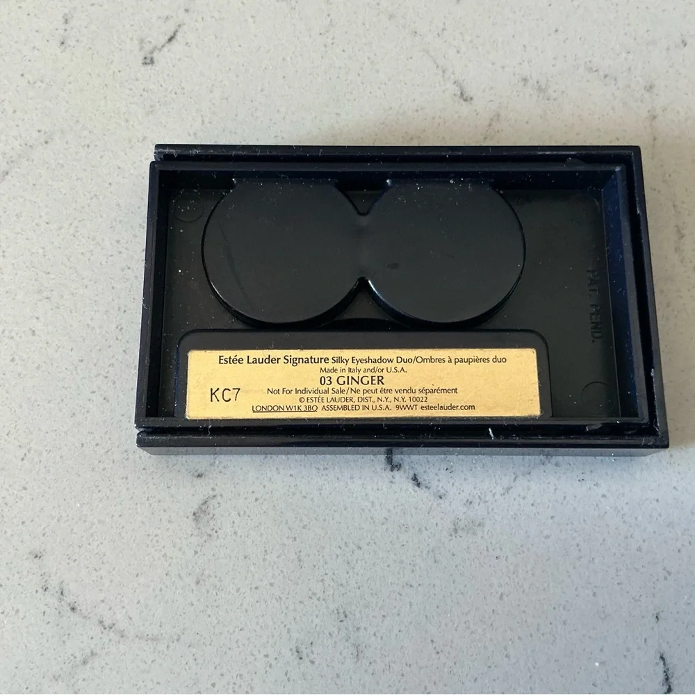 Estée Lauder signature silky eyeshadow duo 03 Ginger Discontinued